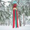 In the Breeze Merry Christmas 40 Inch Windsock - Hanging Santa Decoration - Outdoor Holiday décor